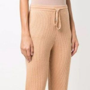 Jonathan Simkhai - Ribbed-knit track pants Butterscotch, XS